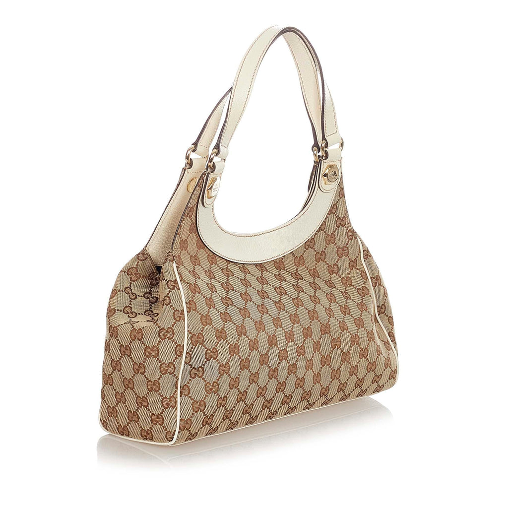 Gucci Gucci Canvas Charmy Shoulder Bag (SHG-23072)