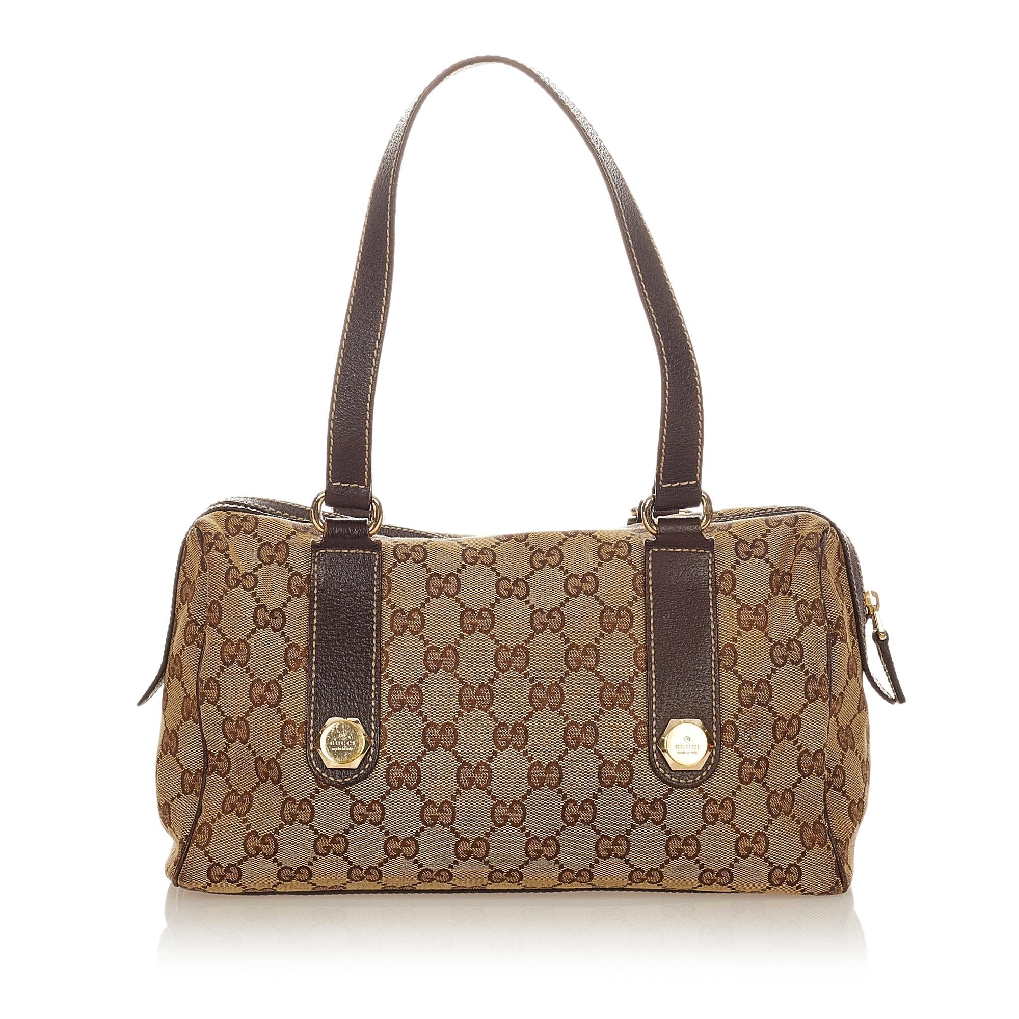 Gucci Gucci Canvas Charmy Shoulder Bag (SHG-25572)