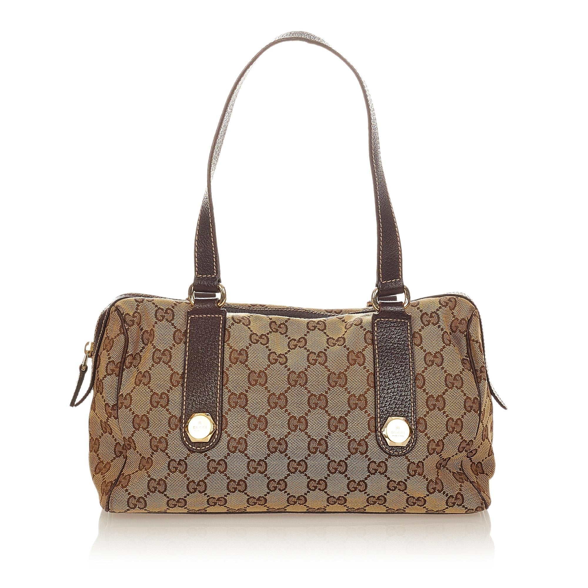 Gucci Gucci Canvas Charmy Shoulder Bag (SHG-25572)