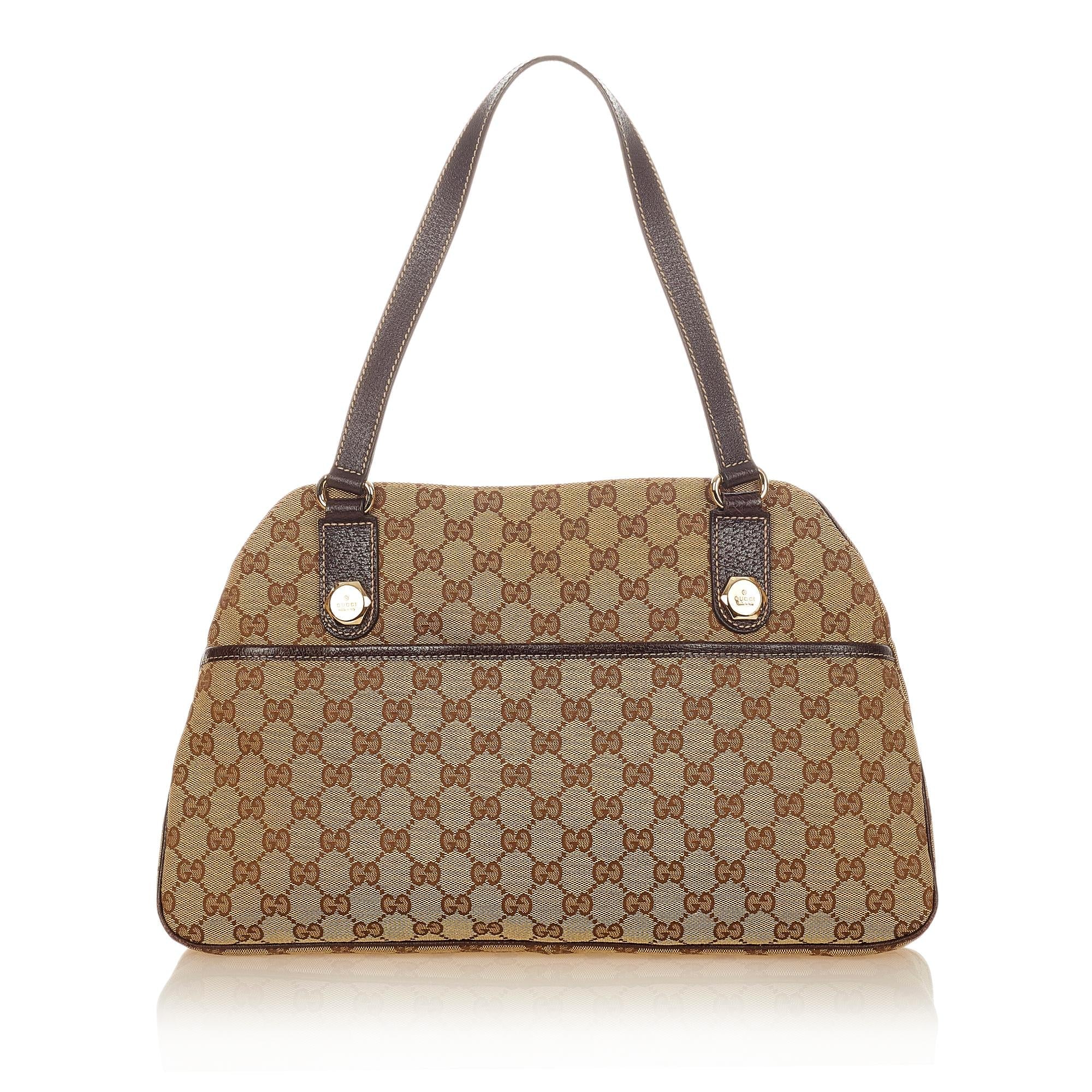 Gucci Gucci Canvas Charmy Shoulder Bag (SHG-26008)