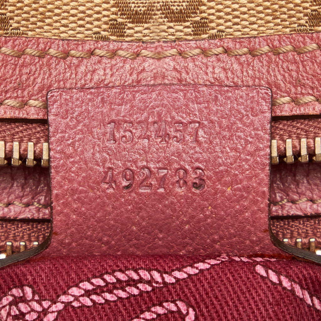 Gucci Gucci Canvas Charmy Shoulder Bag (SHG-29552)