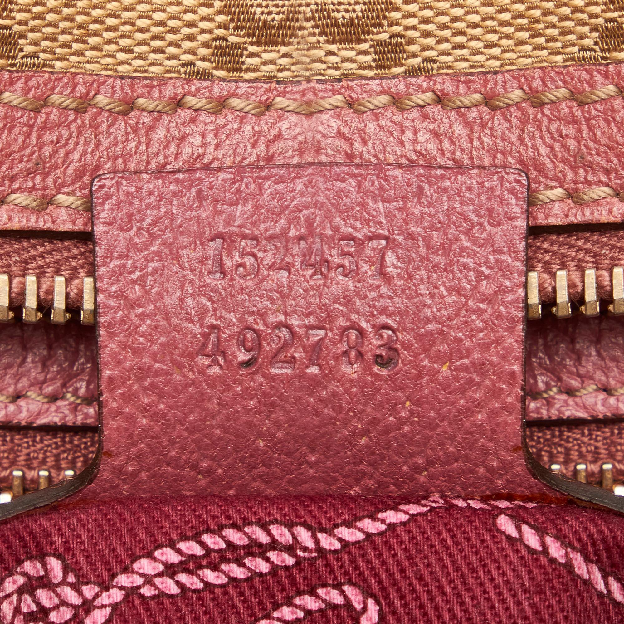 Gucci Gucci Canvas Charmy Shoulder Bag (SHG-29552)