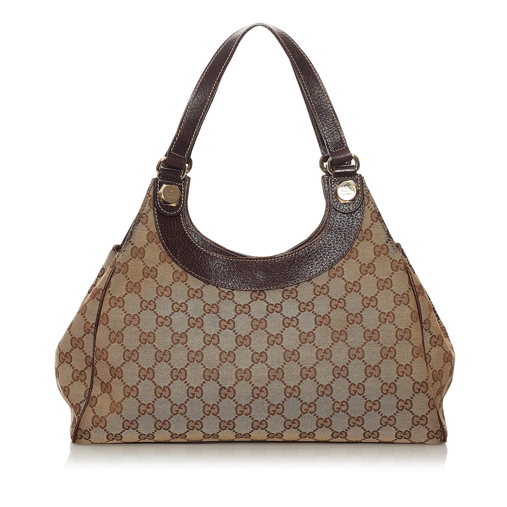 Gucci Gucci Canvas Charmy Shoulder Bag (SHG-32957)