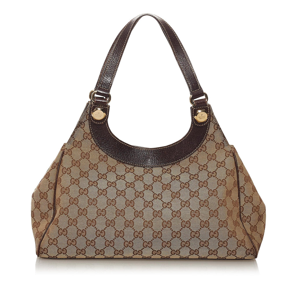 Gucci Gucci Canvas Charmy Shoulder Bag (SHG-32957)
