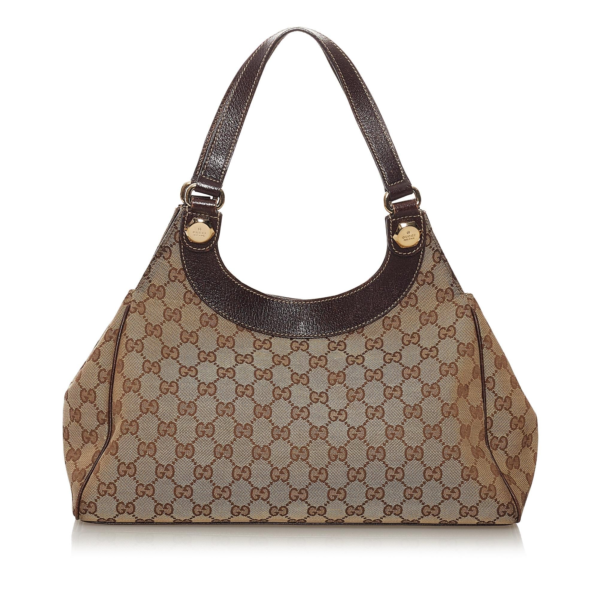 Gucci Gucci Canvas Charmy Shoulder Bag (SHG-32957)