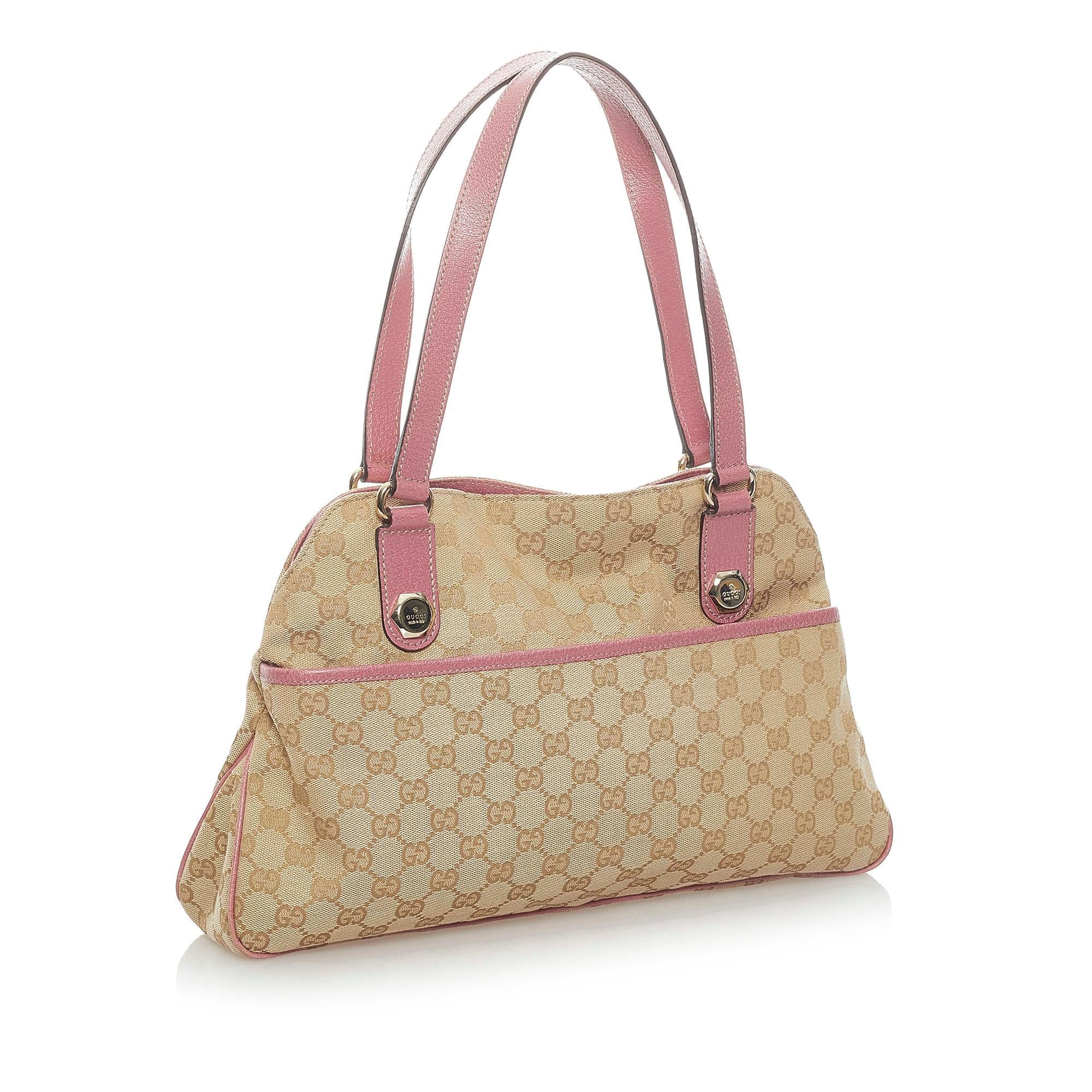 Gucci Gucci Canvas Charmy Shoulder Bag (SHG-33481)