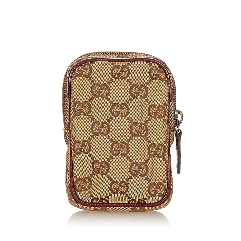 Gucci Gucci Canvas Cigarette Case (SHG-23967)
