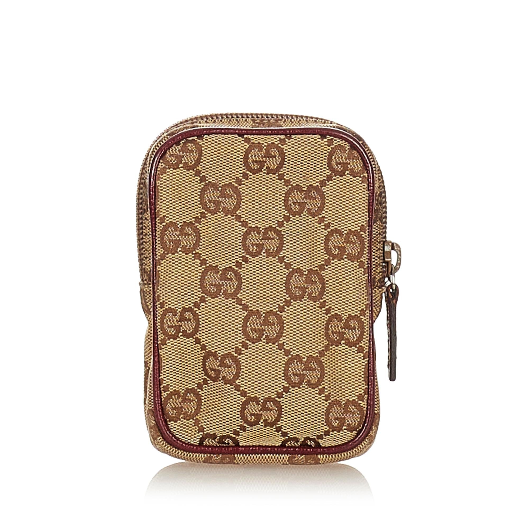 Gucci Gucci Canvas Cigarette Case (SHG-23967)