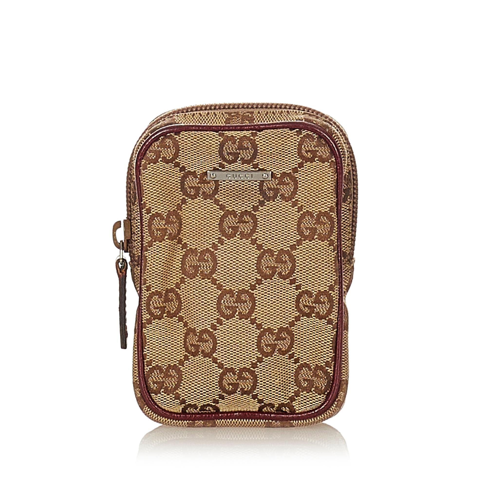 Gucci Gucci Canvas Cigarette Case (SHG-23967)