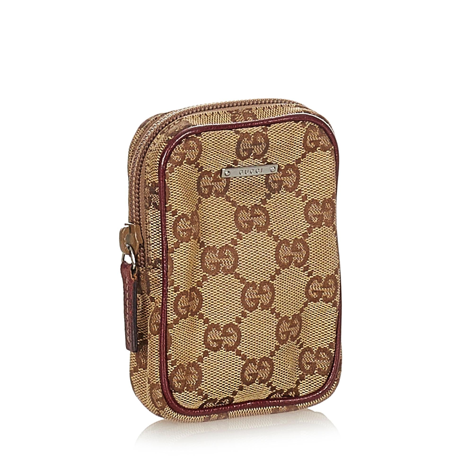 Gucci Gucci Canvas Cigarette Case (SHG-23967)