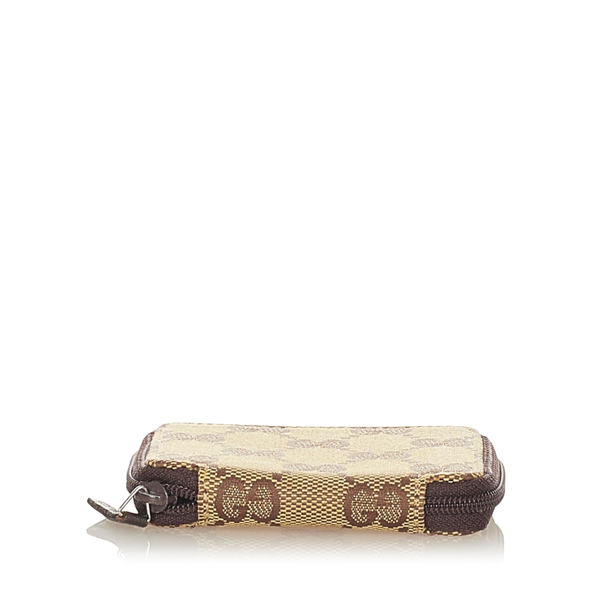 Gucci Gucci Canvas Coin Pouch (SHG-24138)