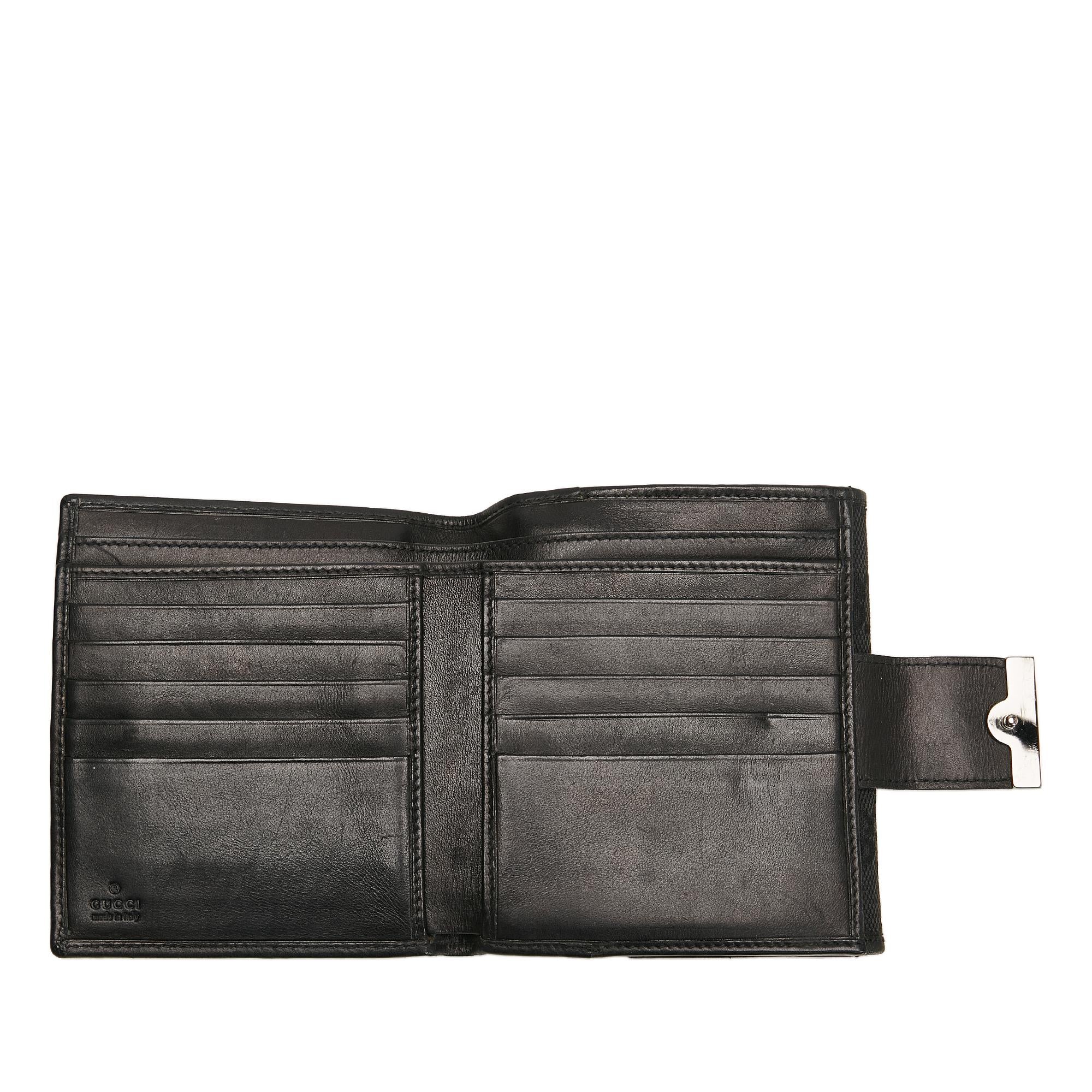 Gucci GG Canvas Compact Wallet (SHG-37777)