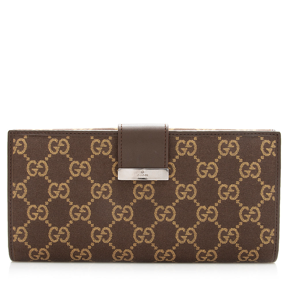 Gucci Gucci Canvas Continental Wallet (SHF-20077)