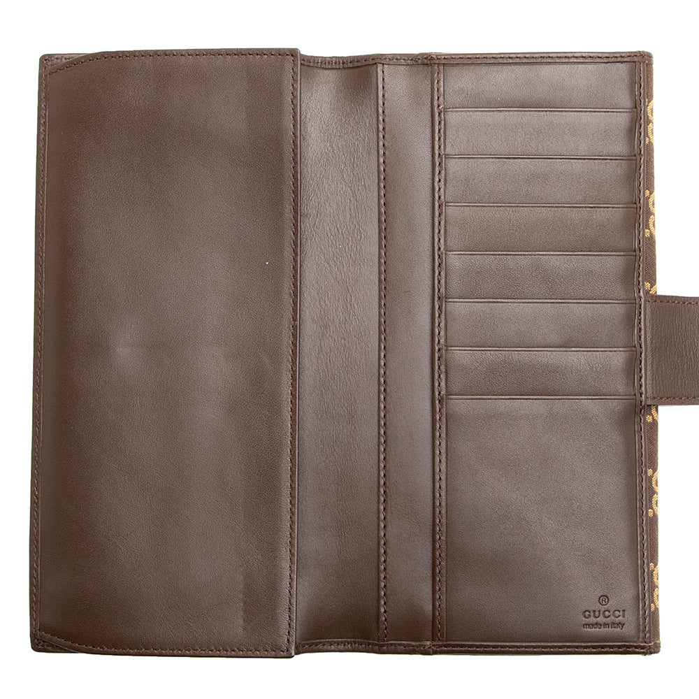 Gucci Gucci Canvas Continental Wallet (SHF-20077)