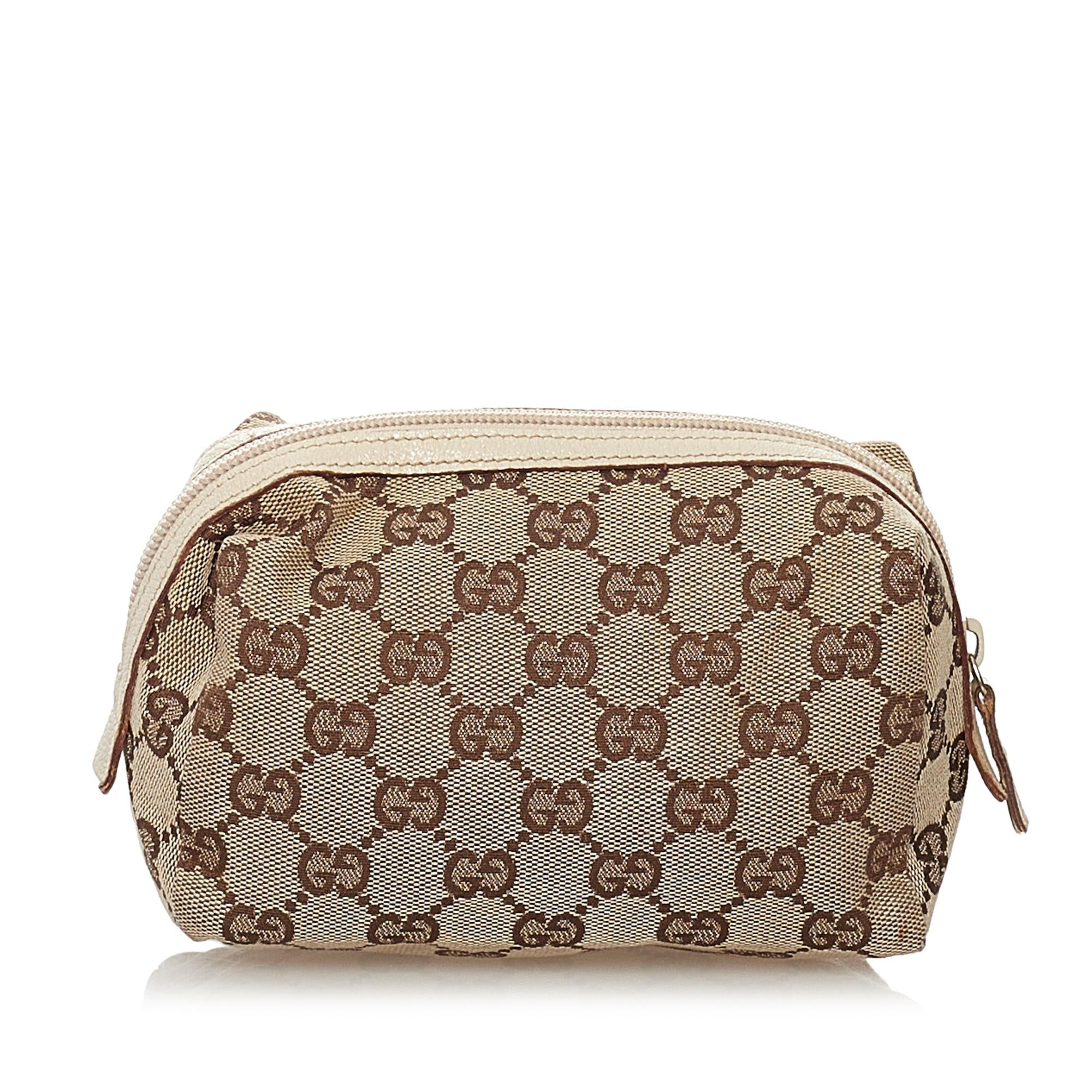 Gucci Gucci Canvas Cosmetic Pouch (SHG-32649)