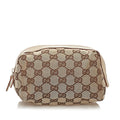 Gucci Gucci Canvas Cosmetic Pouch (SHG-32649)