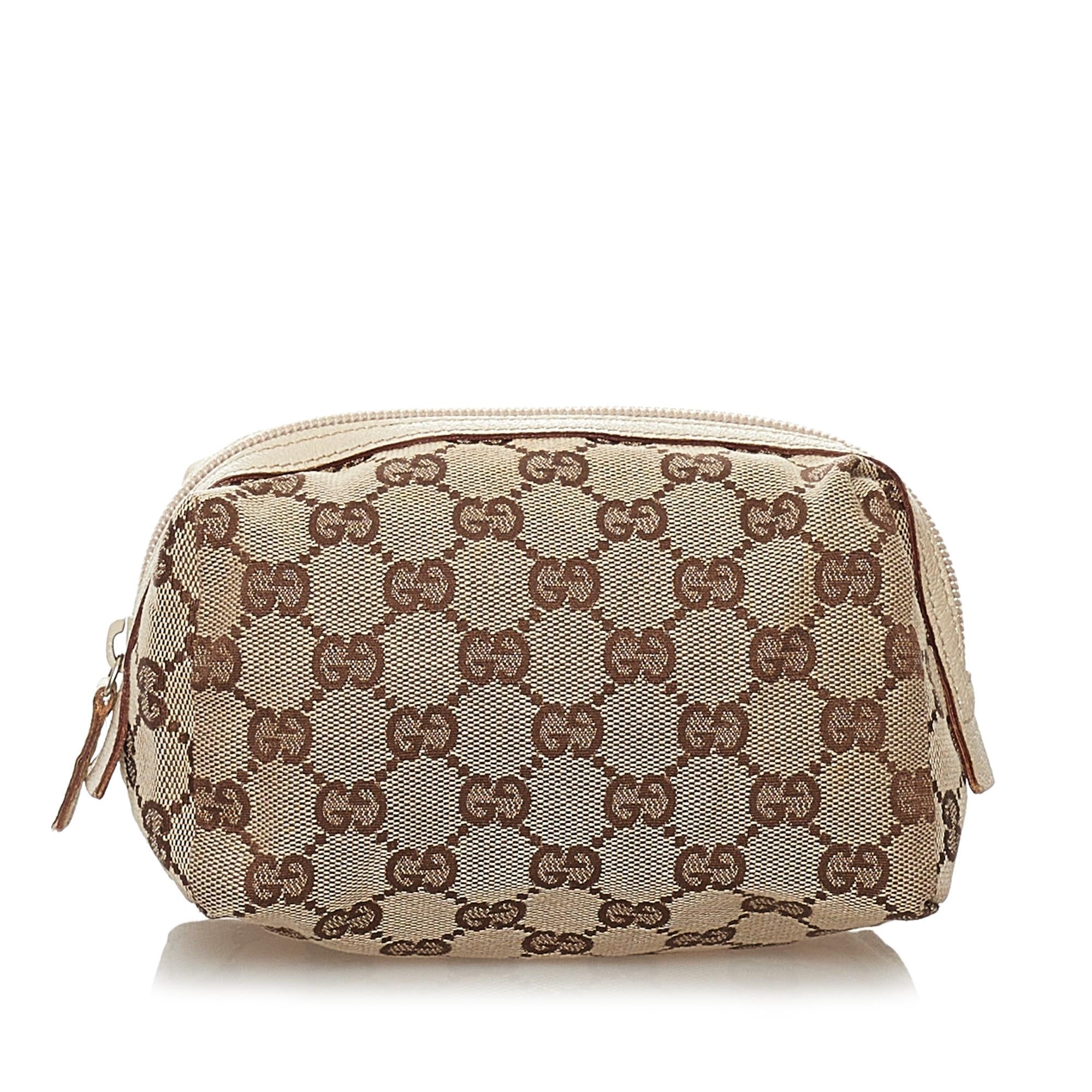 Gucci Gucci Canvas Cosmetic Pouch (SHG-32649)