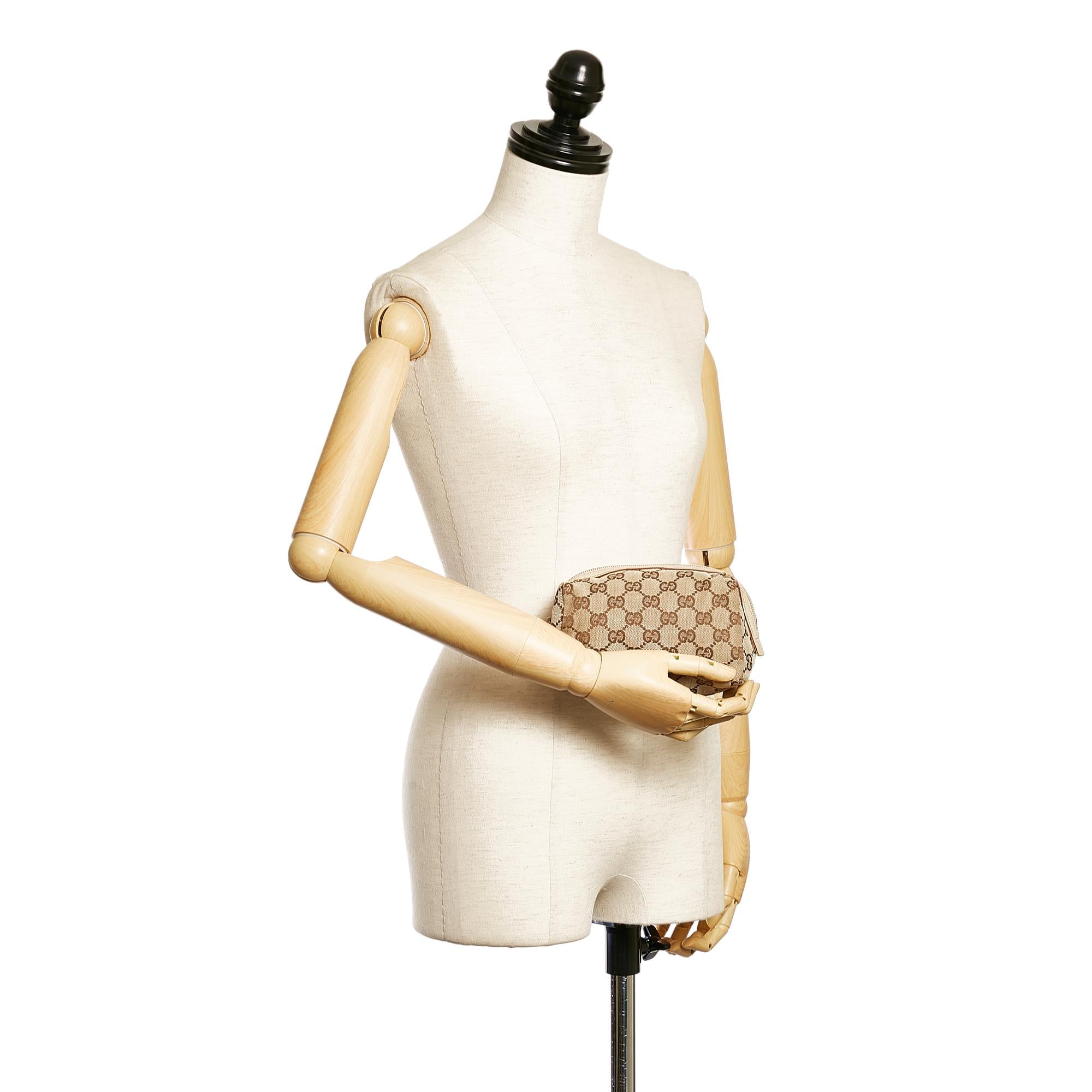 Gucci Gucci Canvas Cosmetic Pouch (SHG-32649)