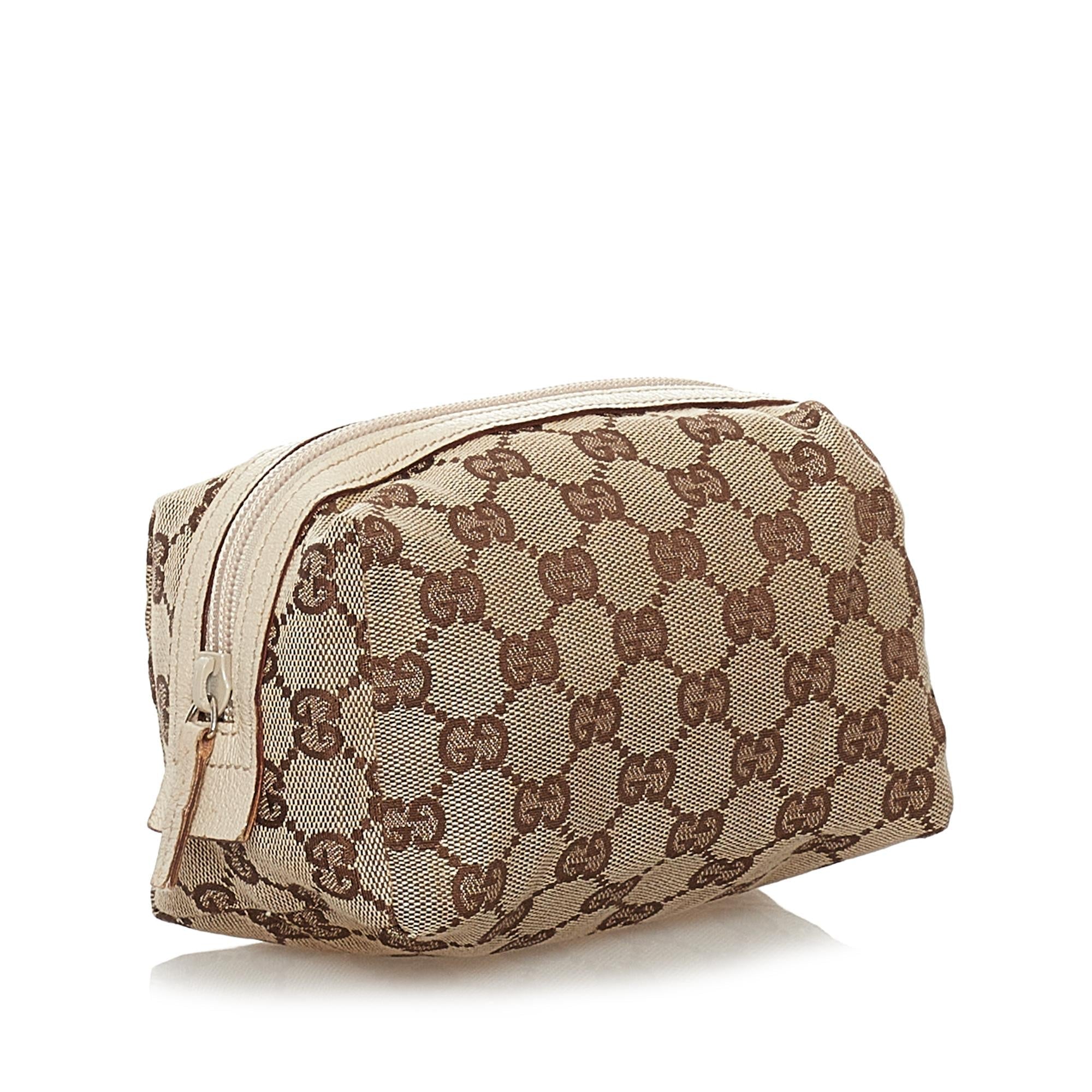 Gucci Gucci Canvas Cosmetic Pouch (SHG-32649)