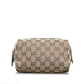 Gucci GG Canvas Cosmetic Pouch (SHG-naEElv)