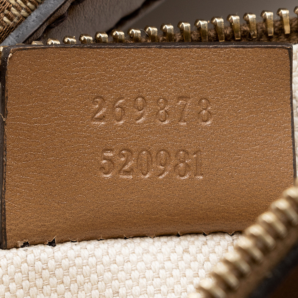 Gucci GG Canvas Craft Small Tote (SHF-21294)