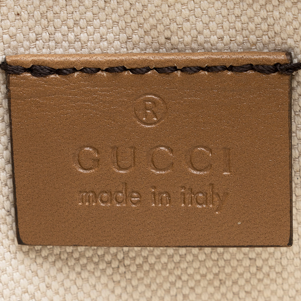 Gucci GG Canvas Craft Small Tote (SHF-21294)