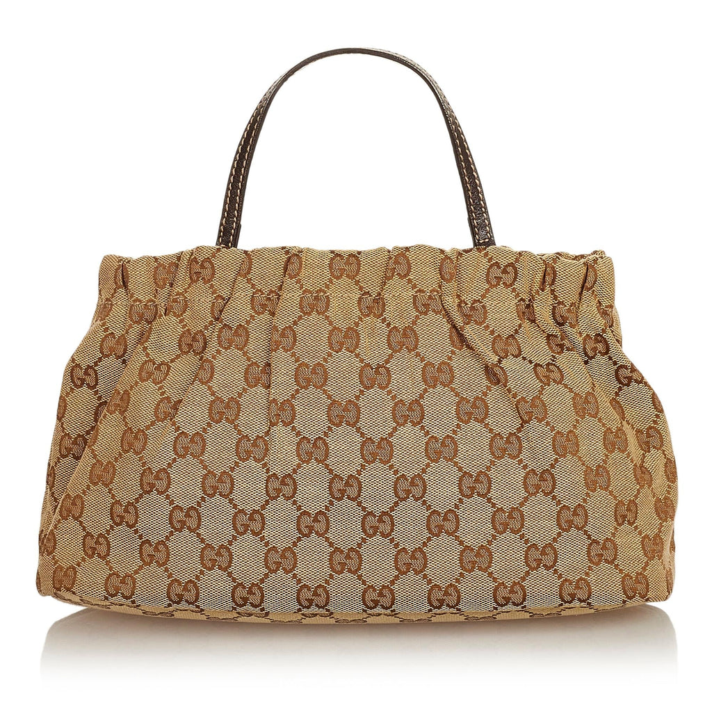 Gucci Gucci Canvas Crest Handbag (SHG-25768)