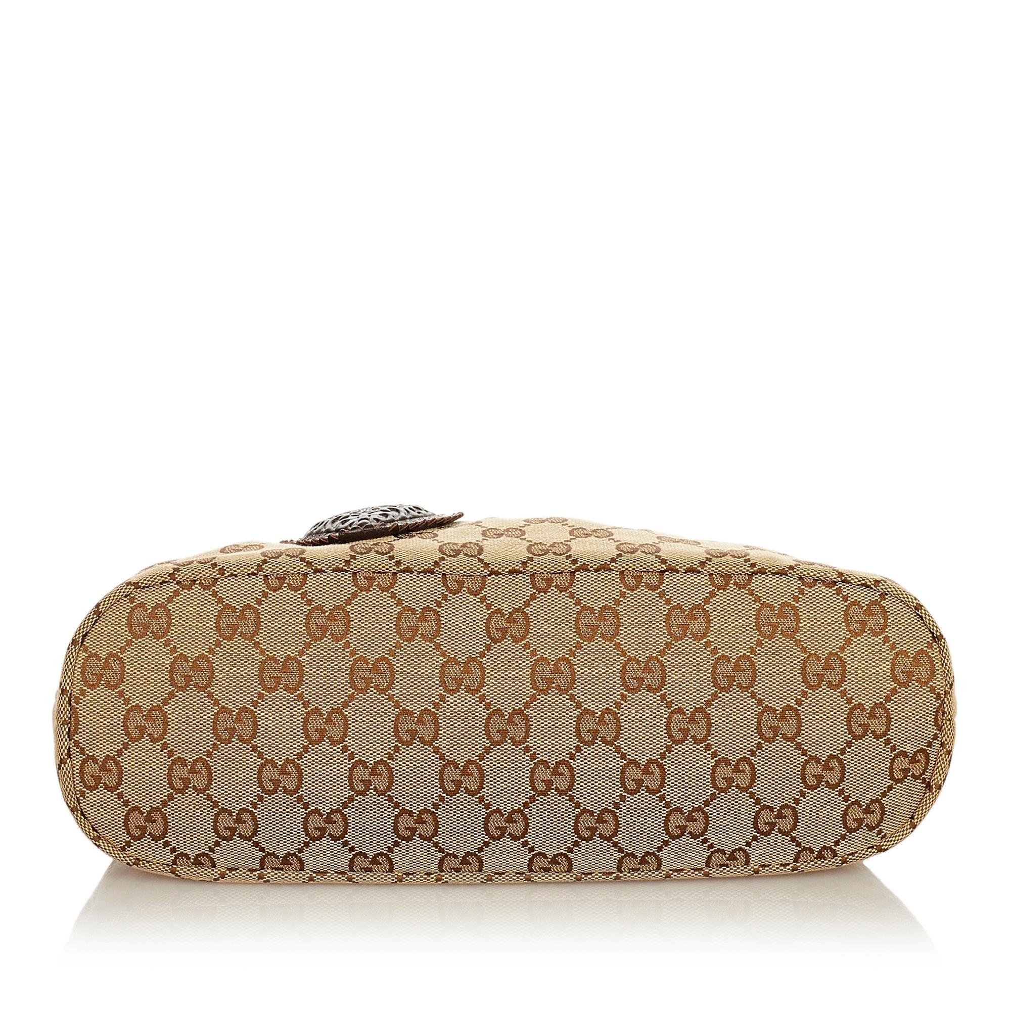 Gucci Gucci Canvas Crest Handbag (SHG-25768)