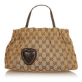 Gucci Gucci Canvas Crest Handbag (SHG-25768)