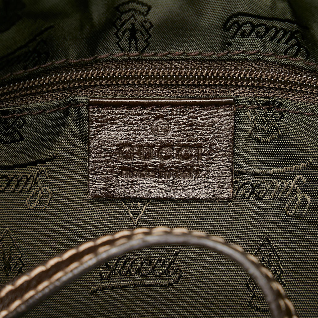 Gucci Gucci Canvas Crest Handbag (SHG-25768)
