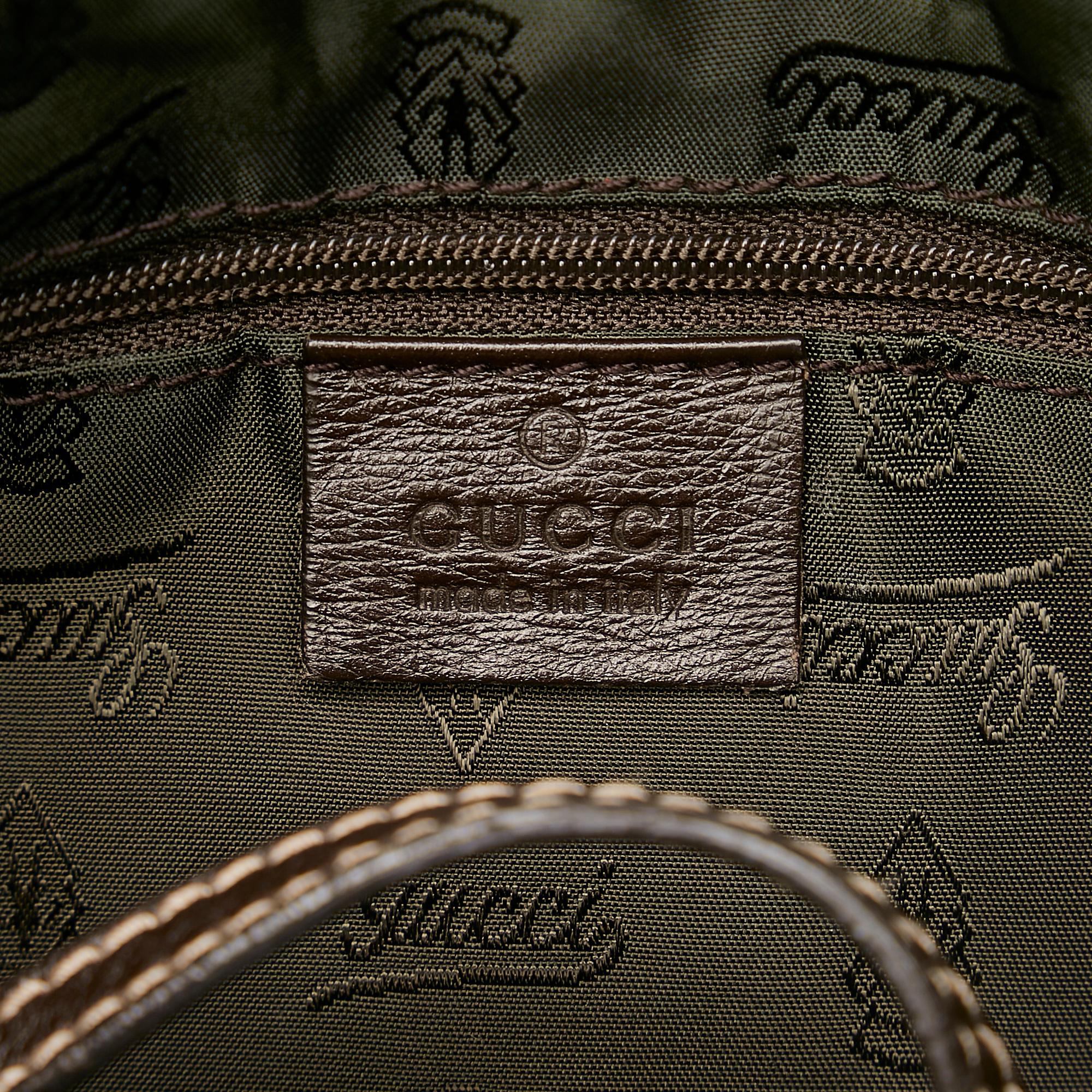 Gucci Gucci Canvas Crest Handbag (SHG-25768)