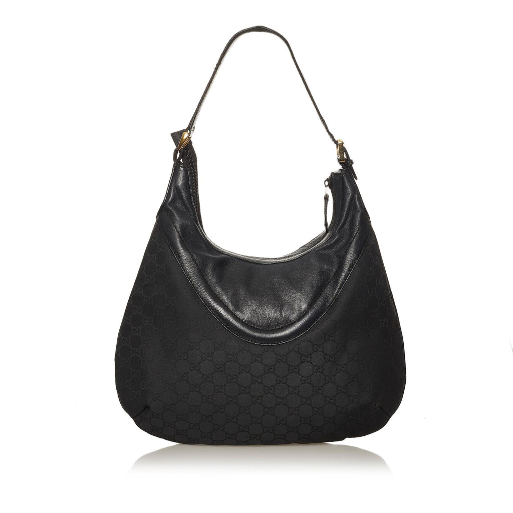 Gucci Gucci Canvas Crest Hobo Bag (SHG-28708)