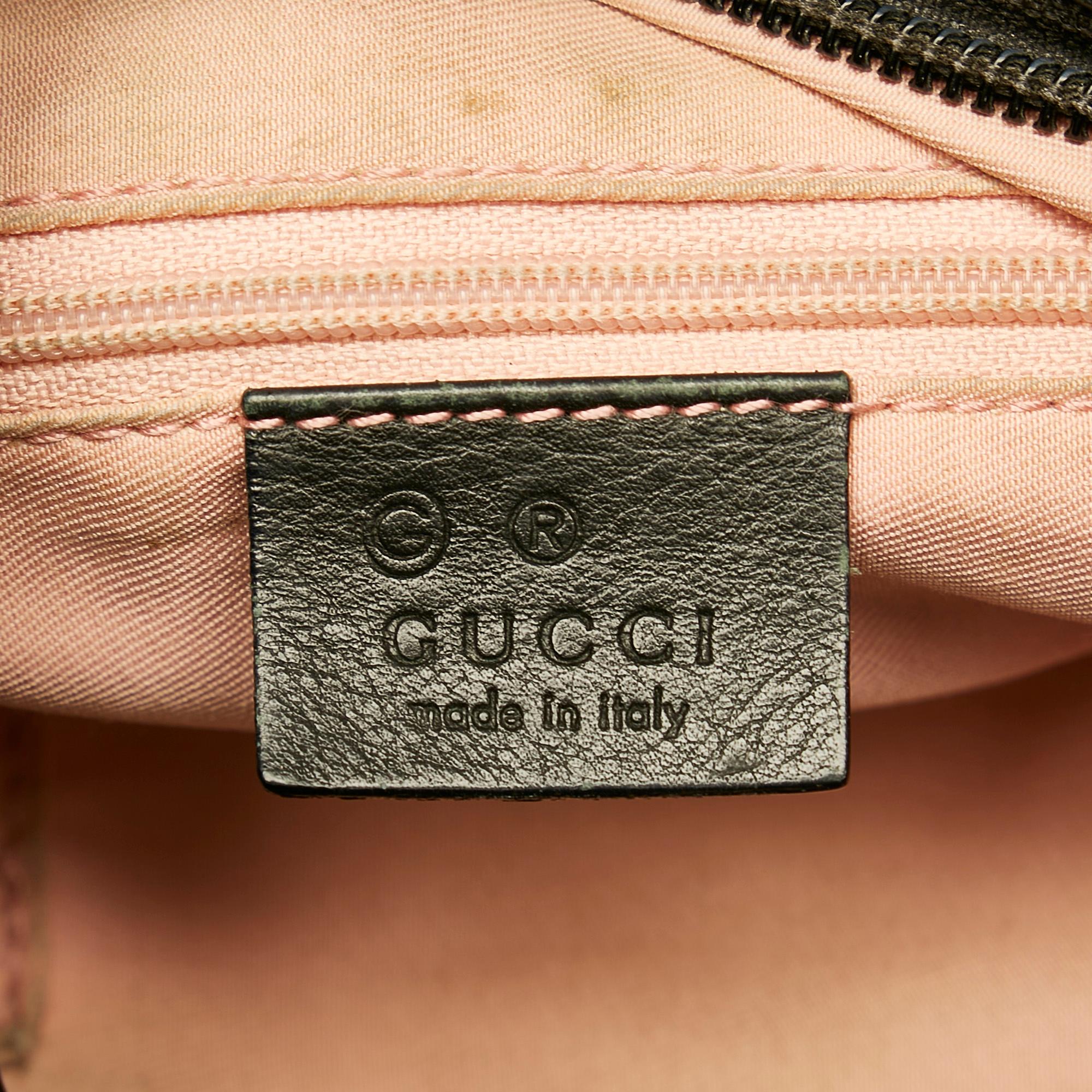 Gucci Gucci Canvas Crest Hobo Bag (SHG-28708)