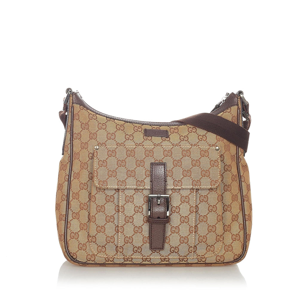 Gucci Gucci Canvas Crossbody Bag (SHG-23705)