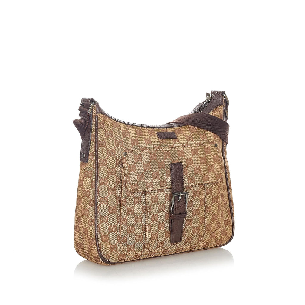 Gucci Gucci Canvas Crossbody Bag (SHG-23705)