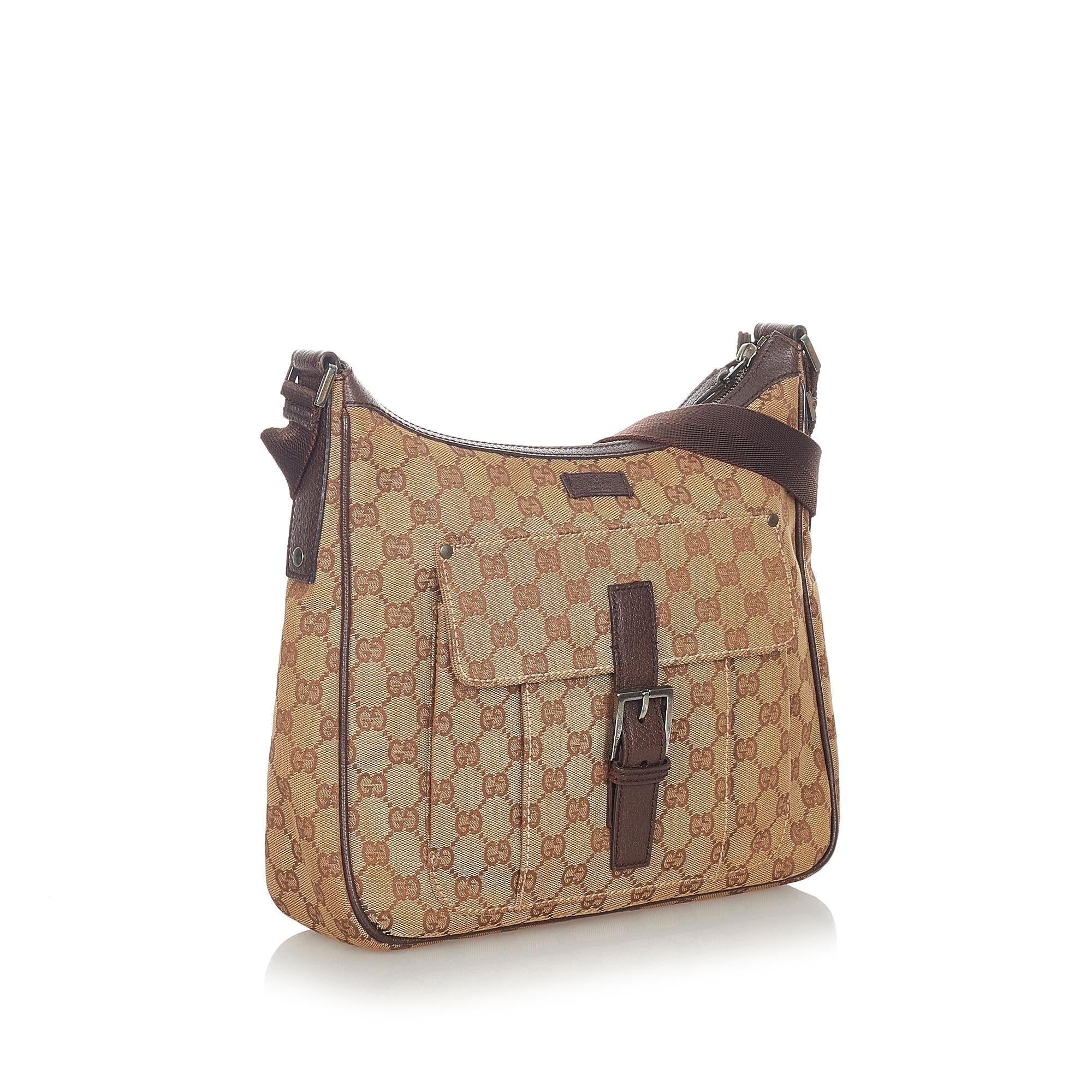 Gucci Gucci Canvas Crossbody Bag (SHG-23705)