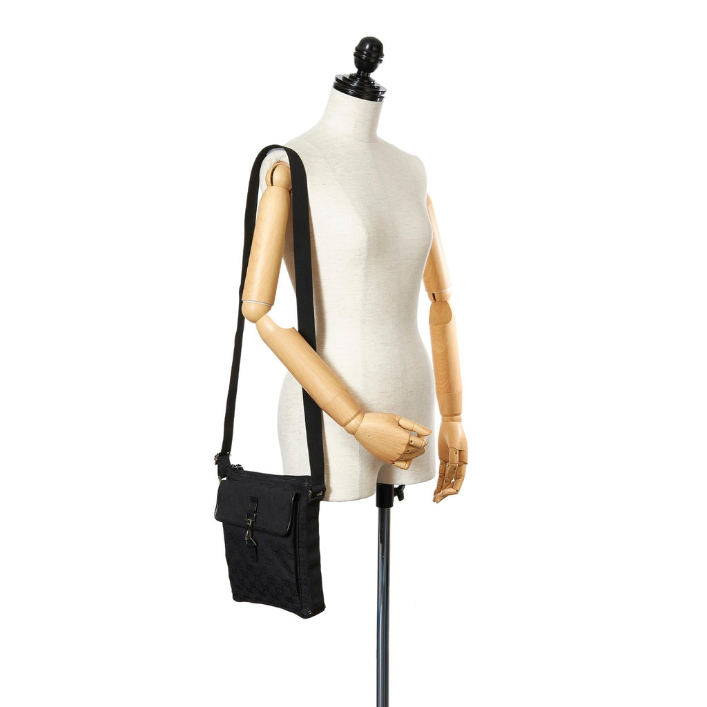 Gucci Gucci Canvas Crossbody Bag (SHG-24570)