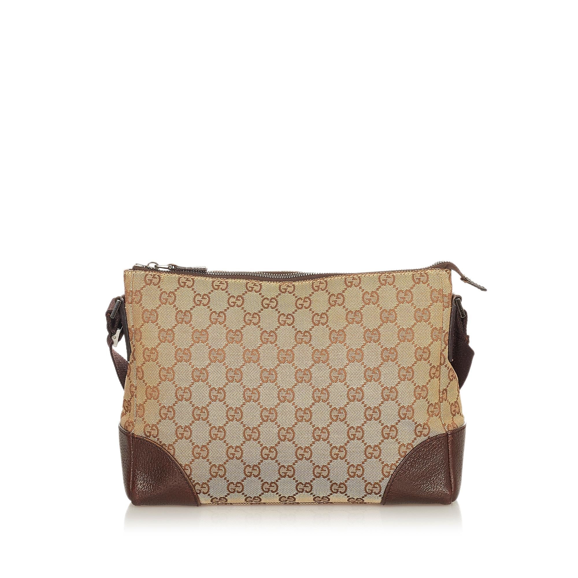 Gucci Gucci Canvas Crossbody Bag (SHG-24993)