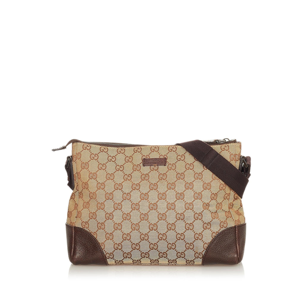 Gucci Gucci Canvas Crossbody Bag (SHG-24993)
