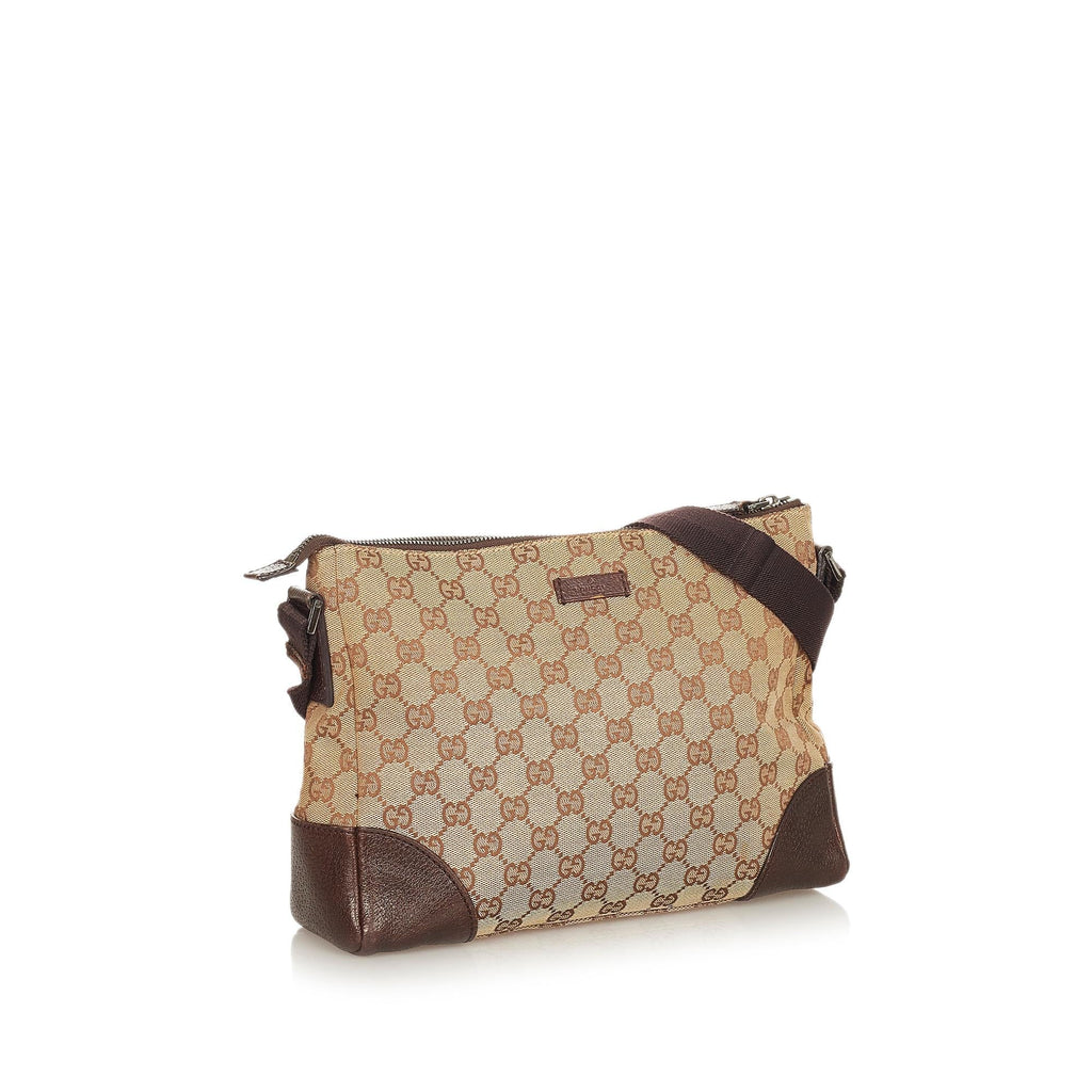 Gucci Gucci Canvas Crossbody Bag (SHG-24993)