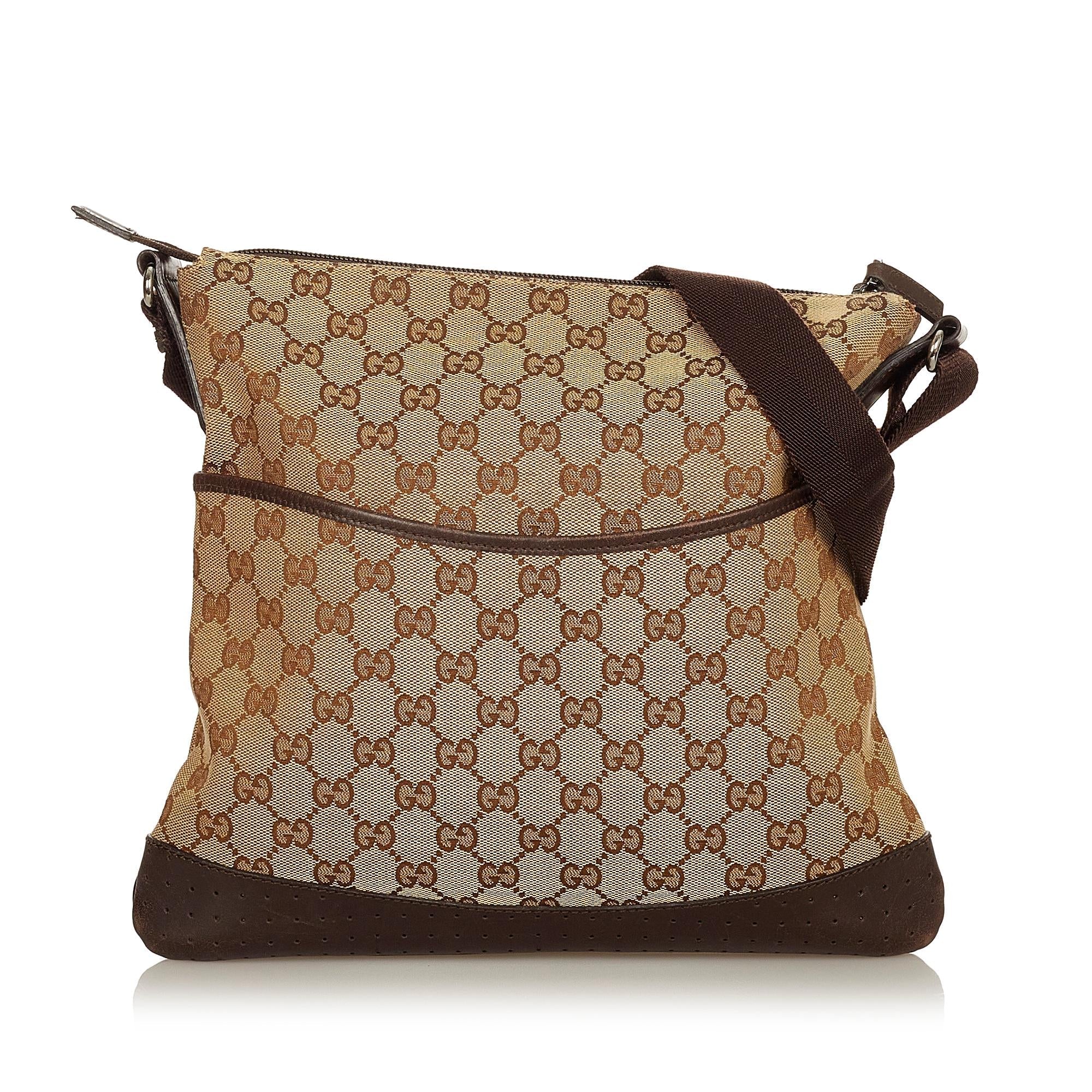 Gucci Gucci Canvas Crossbody Bag (SHG-25023)