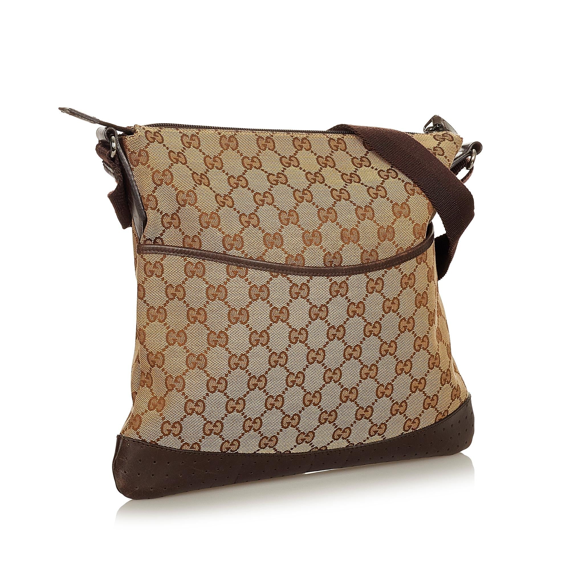 Gucci Gucci Canvas Crossbody Bag (SHG-25023)