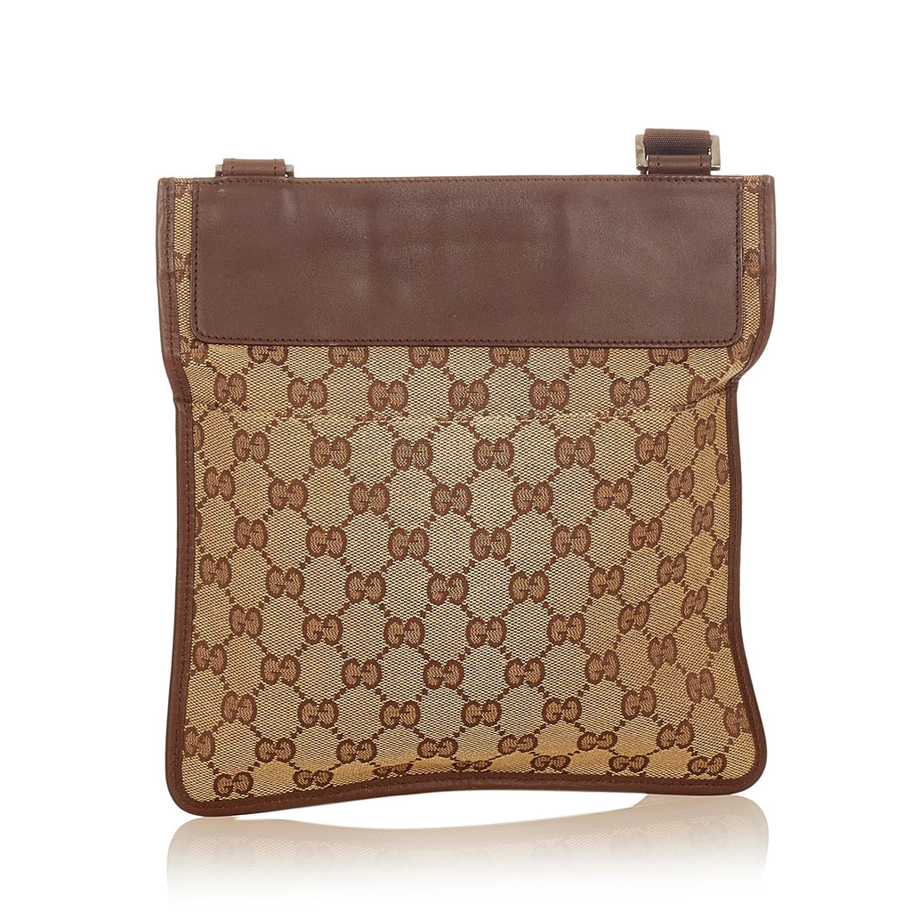 Gucci Gucci Canvas Crossbody Bag (SHG-25766)
