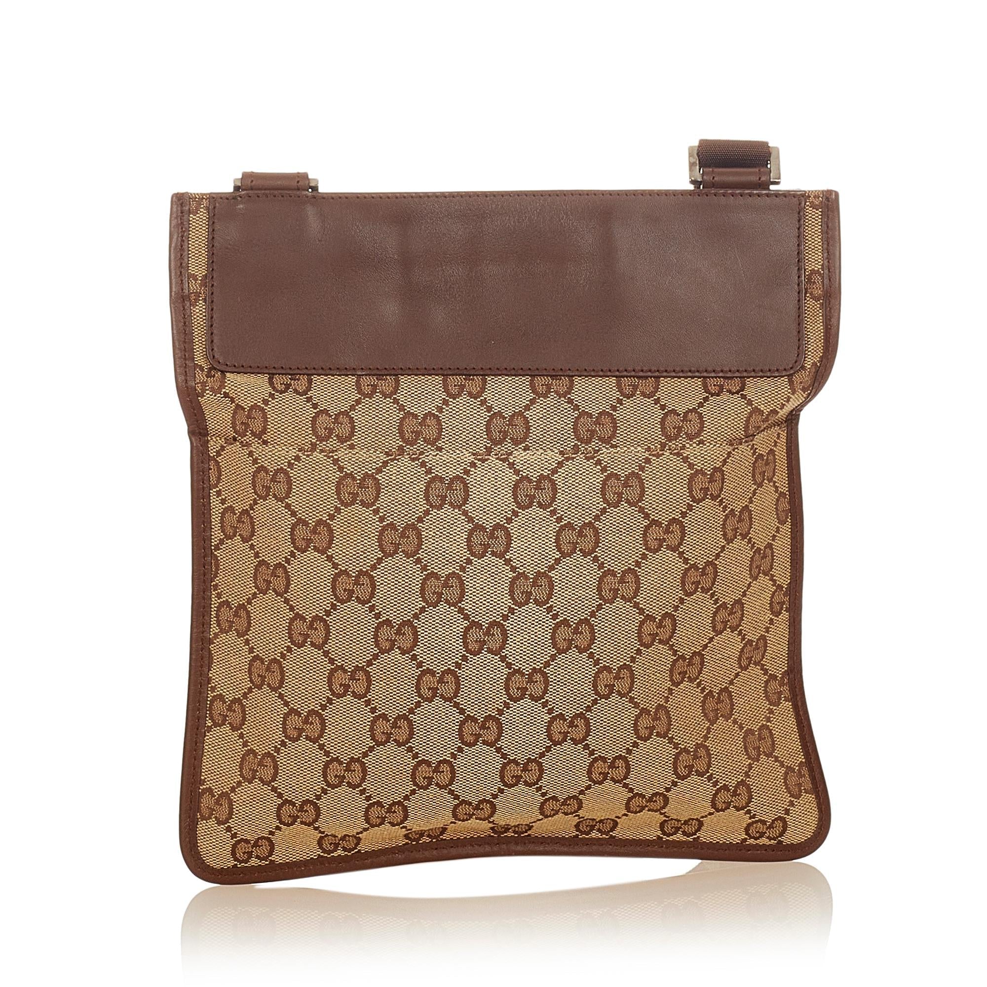 Gucci Gucci Canvas Crossbody Bag (SHG-25766)