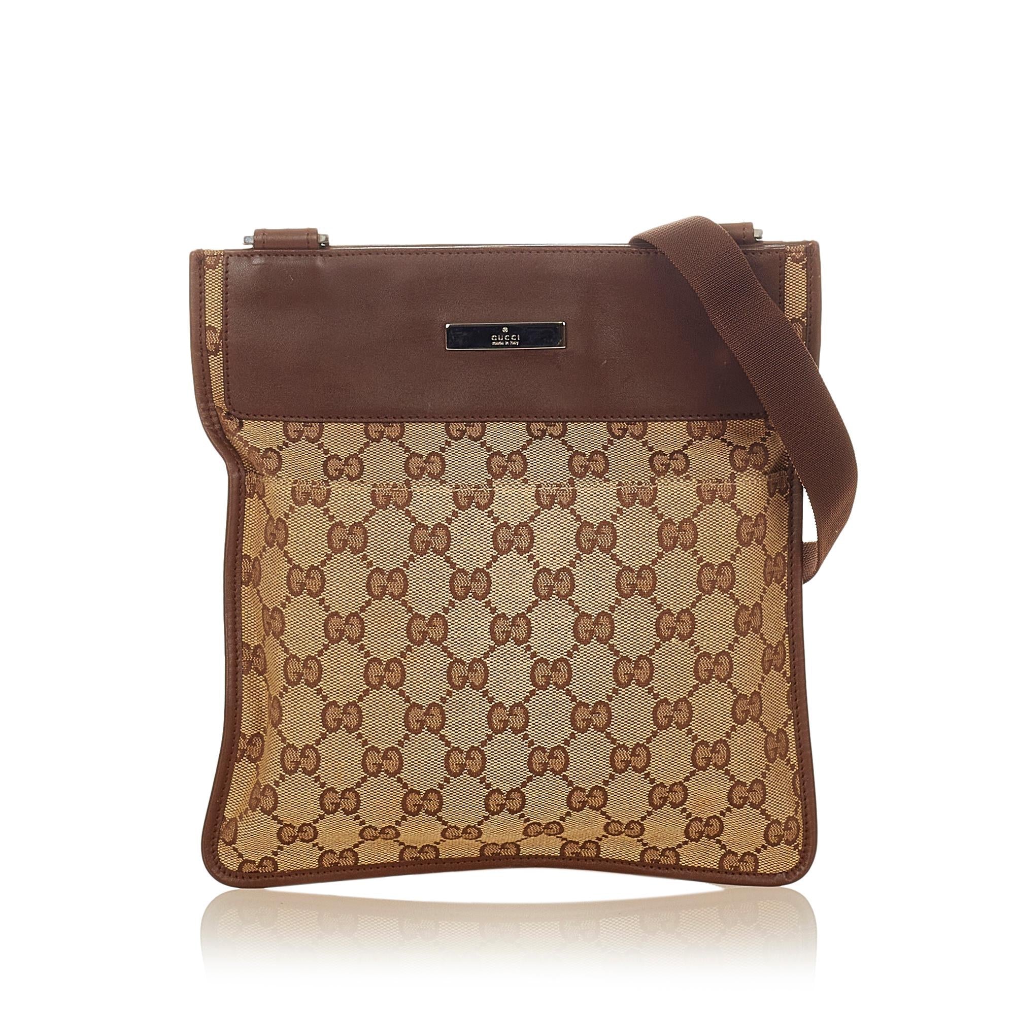 Gucci Gucci Canvas Crossbody Bag (SHG-25766)