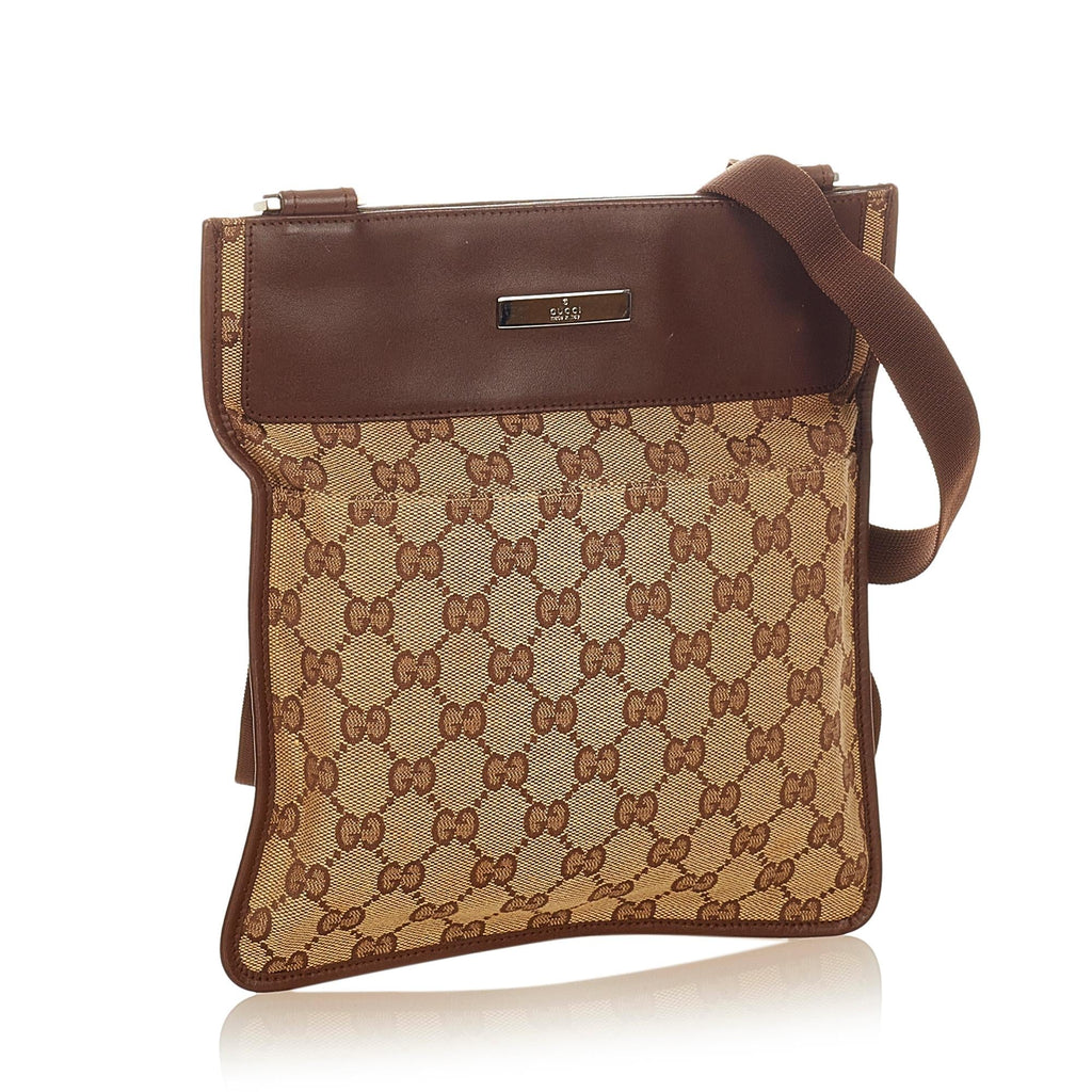 Gucci Gucci Canvas Crossbody Bag (SHG-25766)