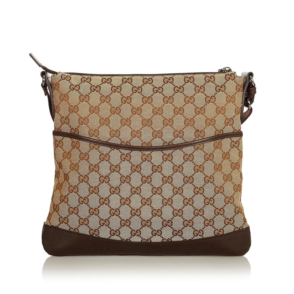Gucci Gucci Canvas Crossbody Bag (SHG-25841)