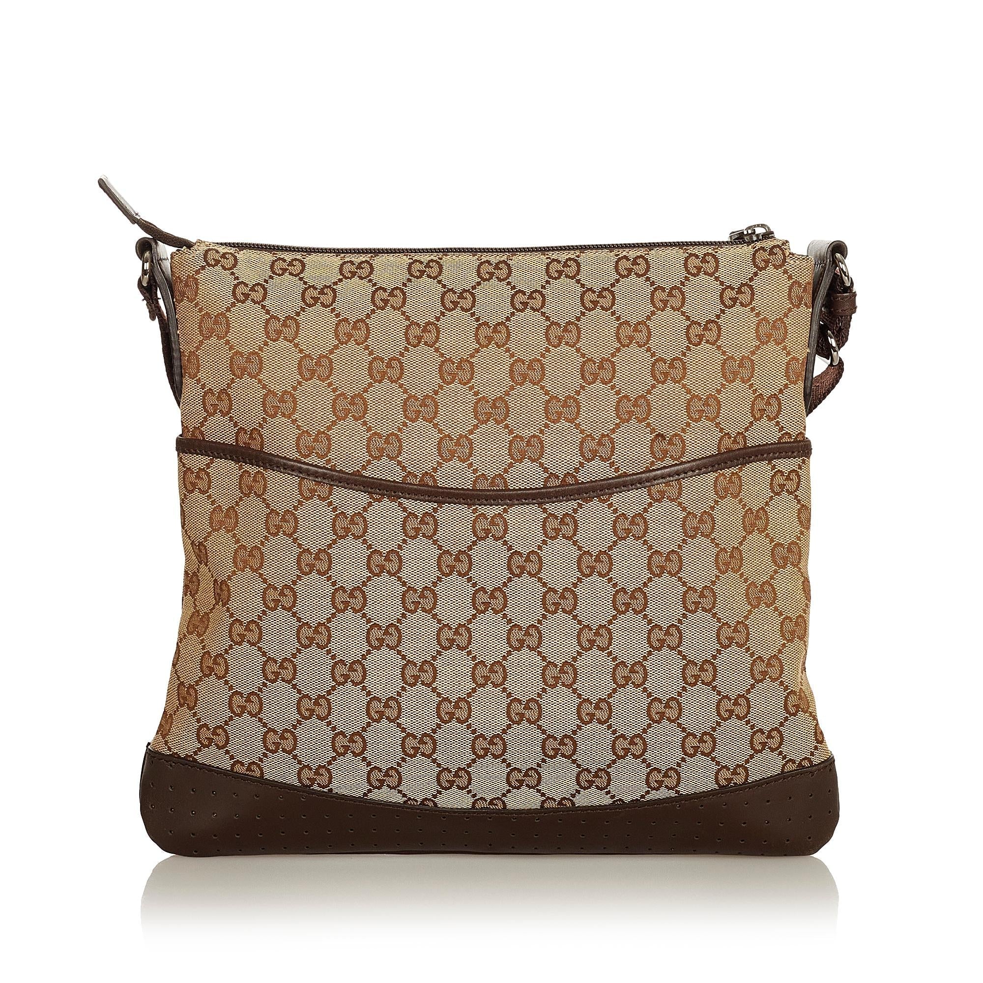 Gucci Gucci Canvas Crossbody Bag (SHG-25841)