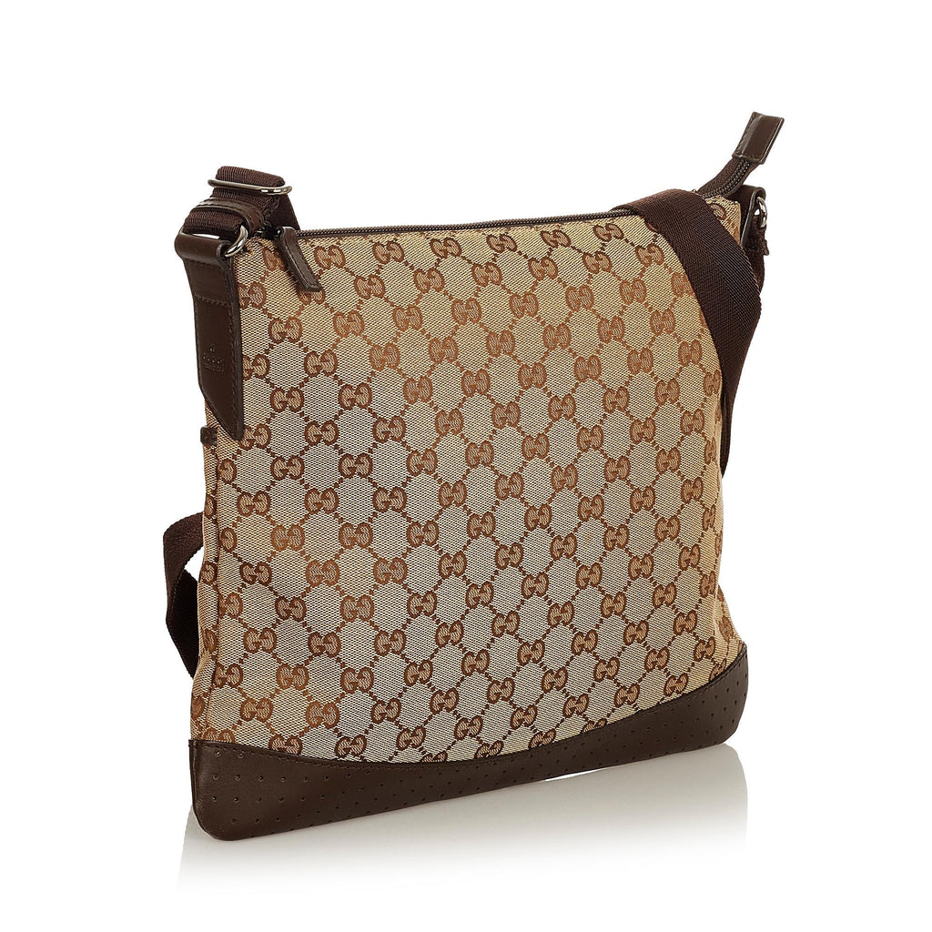 Gucci Gucci Canvas Crossbody Bag (SHG-25841)