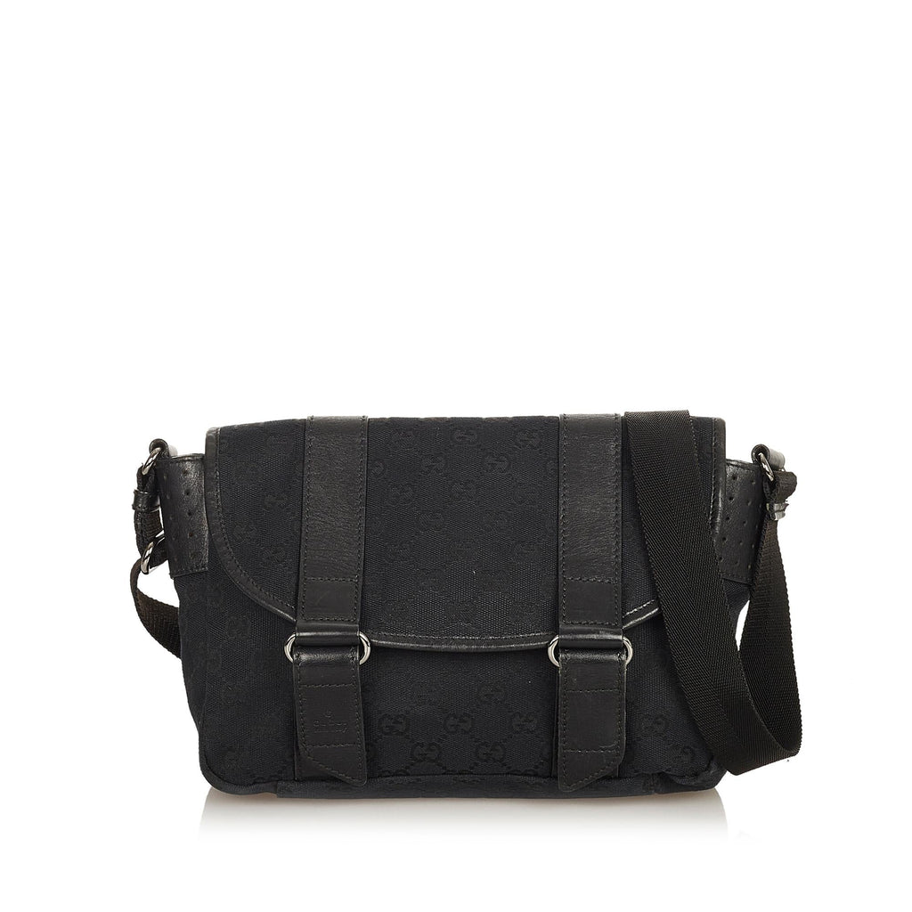 Gucci Gucci Canvas Crossbody Bag (SHG-26653)